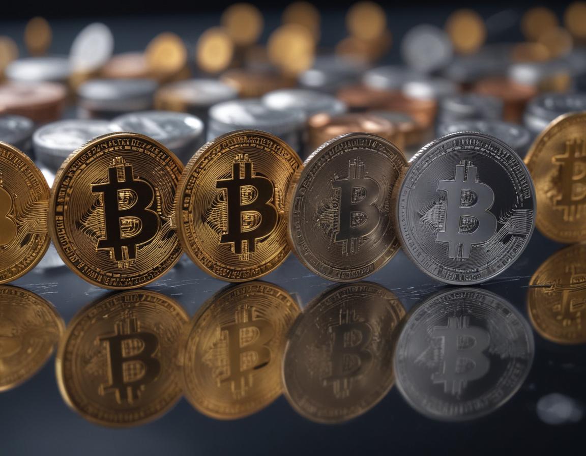 Capitol Hill overlapped with blockchain symbols