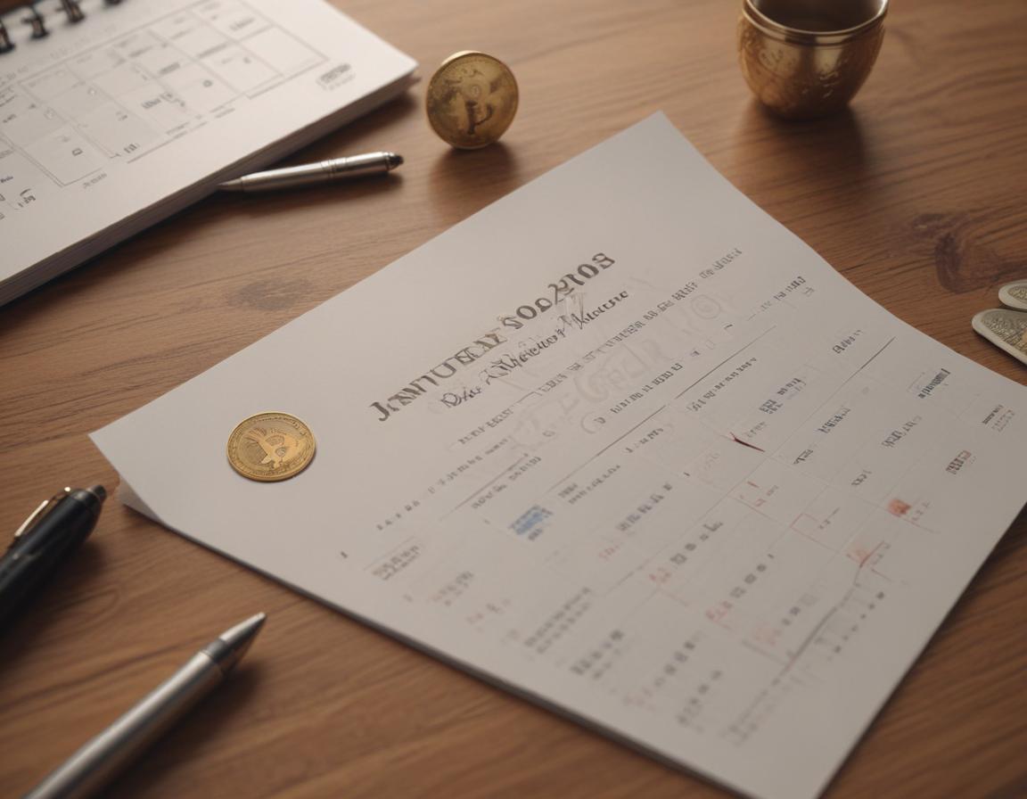 Executive order document being signed alongside cryptocurrency symbols