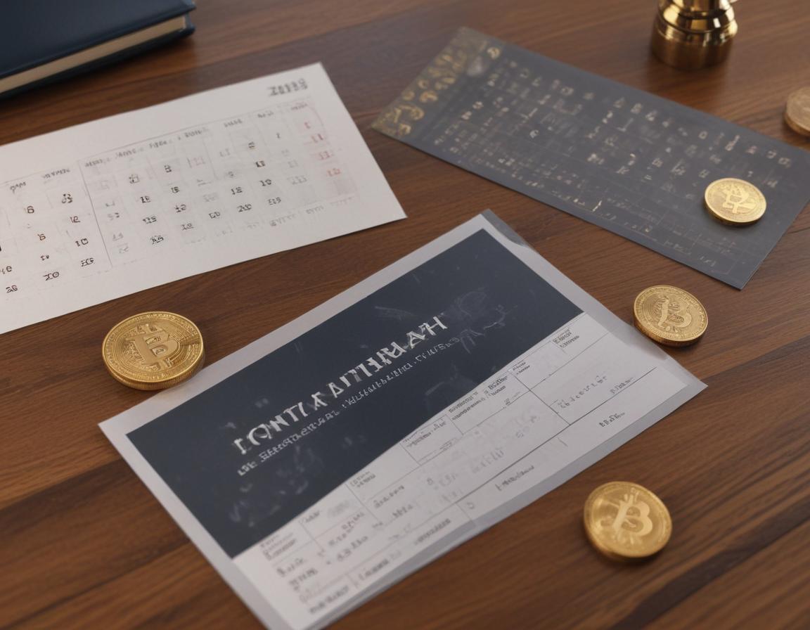 Courtroom gavel alongside digital coin graphic