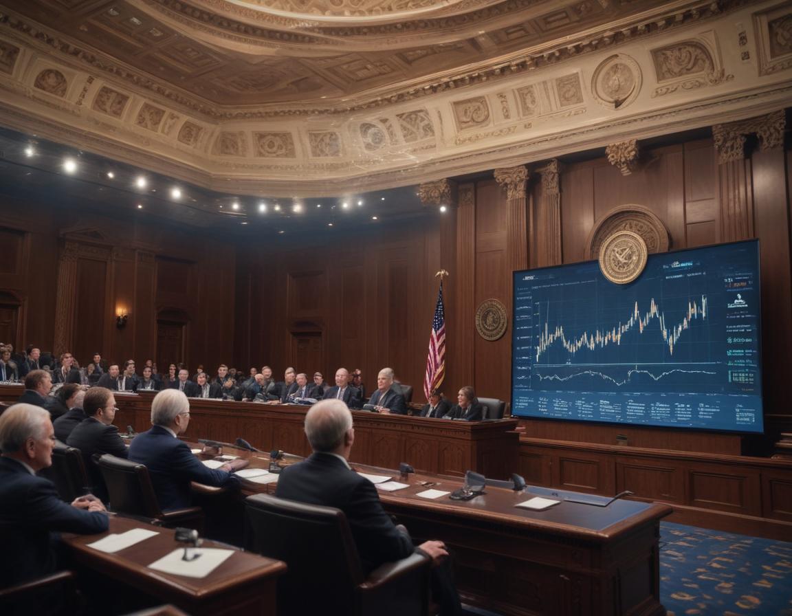 Infographic displaying legislative drafts like the Financial Innovation and Technology Act and the growth of DeFi platforms